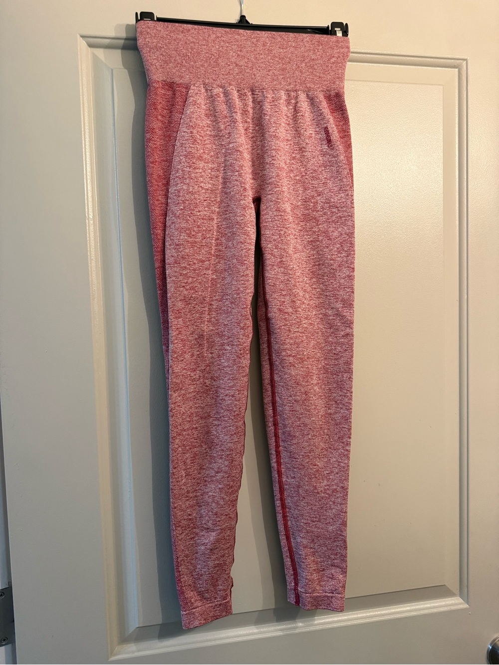 Gymshark Heathered Pink High-Waist Leggings